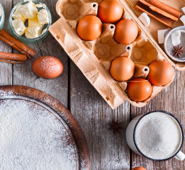 Mit unserer Palette an Aromen können Sie Ihre Kreativität beim Backen entfalten!