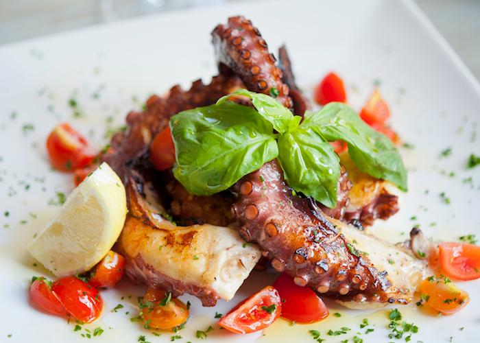 Mediterraner Oktopus mit Zitronenaroma 